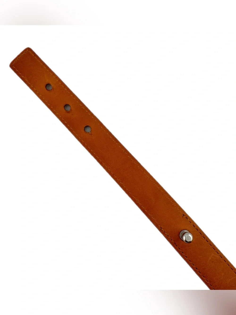 Lands’End Leather O-Ring Belt